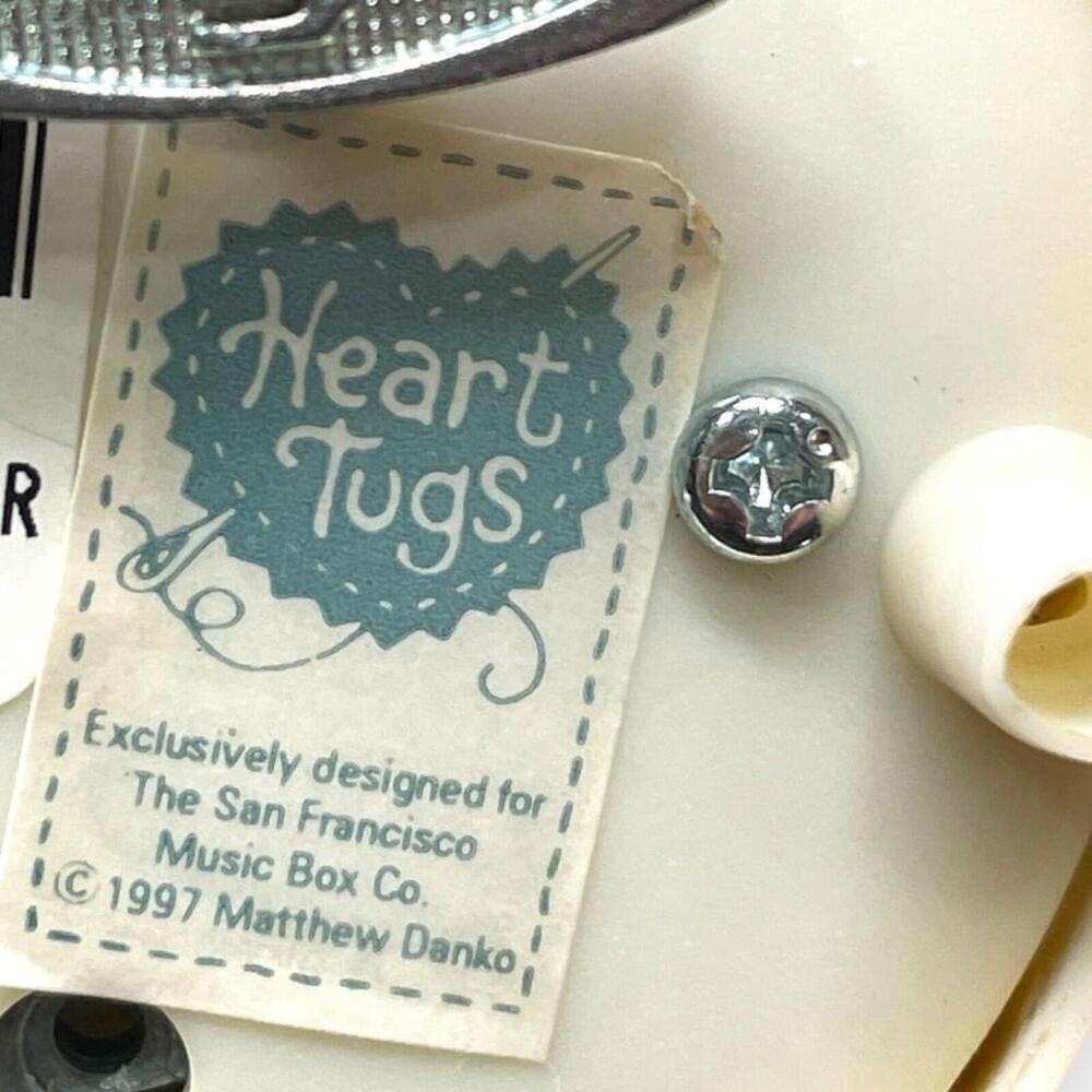 San Francisco Music Box Co Heart Tugs Thats What Friends Are For 1997 WORKS - Picture 10 of 13